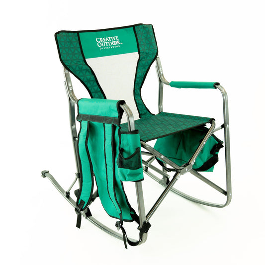 Folding Rocking Chair with Ice Box Cooler - Forest Diamond