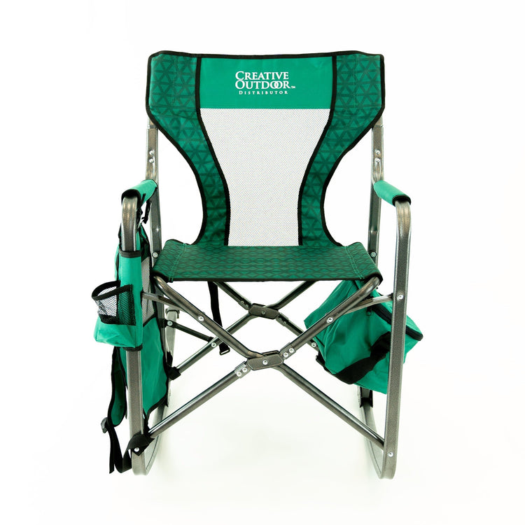 SPECIAL OFFER Folding Rocking Chair with Ice Box Cooler - Forest Diamond