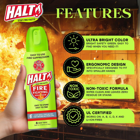 Halt Fire Fighting Spray Foam - Single