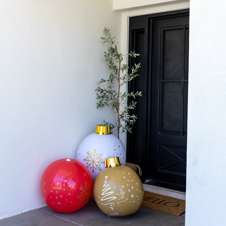32” Inflatable Holiday Ornaments – Assorted 3 Pack