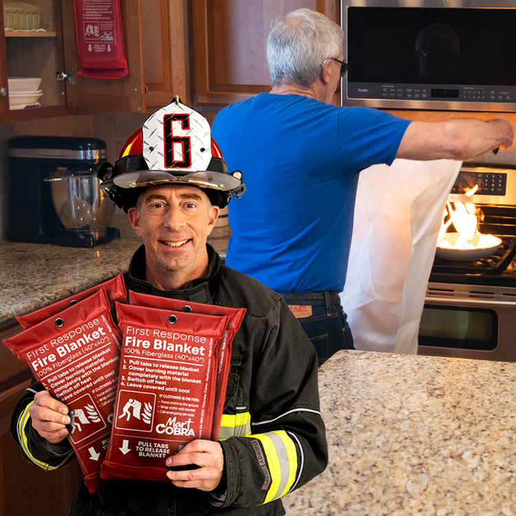 Mart Cobra 4 Pack Emergency Fire Blanket