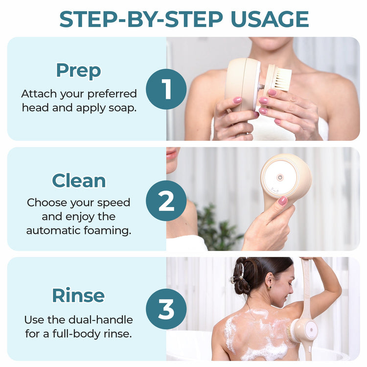 SCRUBPRO Electric Body Brush