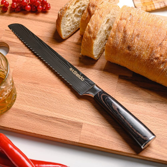 SEIDO Knives Signature Japanese Master Chef Knife Set, 8-piece culinary knife set main)
