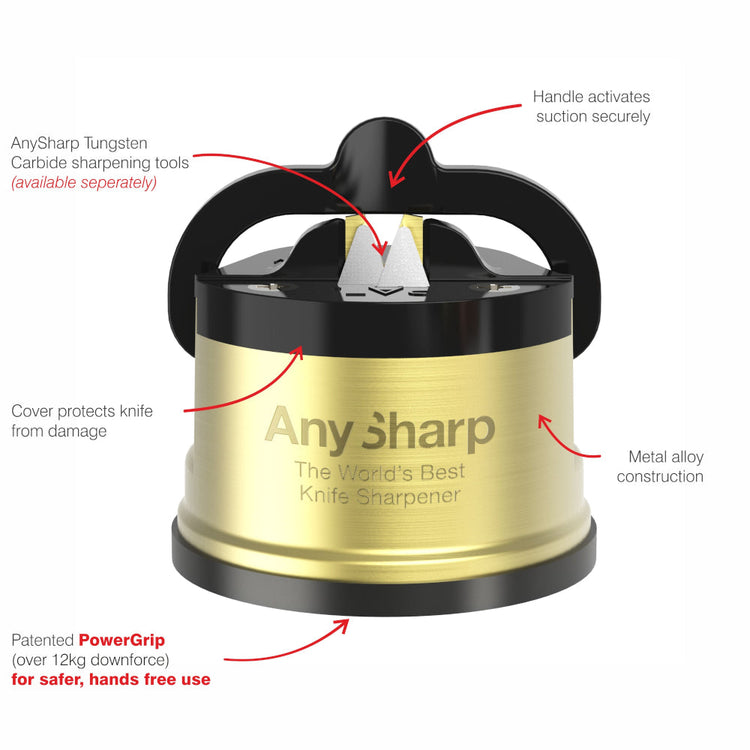 Anysharp Knife Sharpener Chef - 2 pack