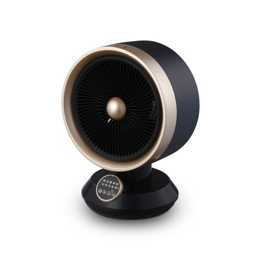 VIENTO 2 in 1 Heater Fan Combo W Remote- Black