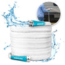 Aqua Joe Superlight Marine-Grade All-Purpose FiberJacket® Multipurpose Hose | 50-Foot | 5/8-Inch Diameter | Kink Resistant