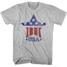 USA Star- Gray Heather