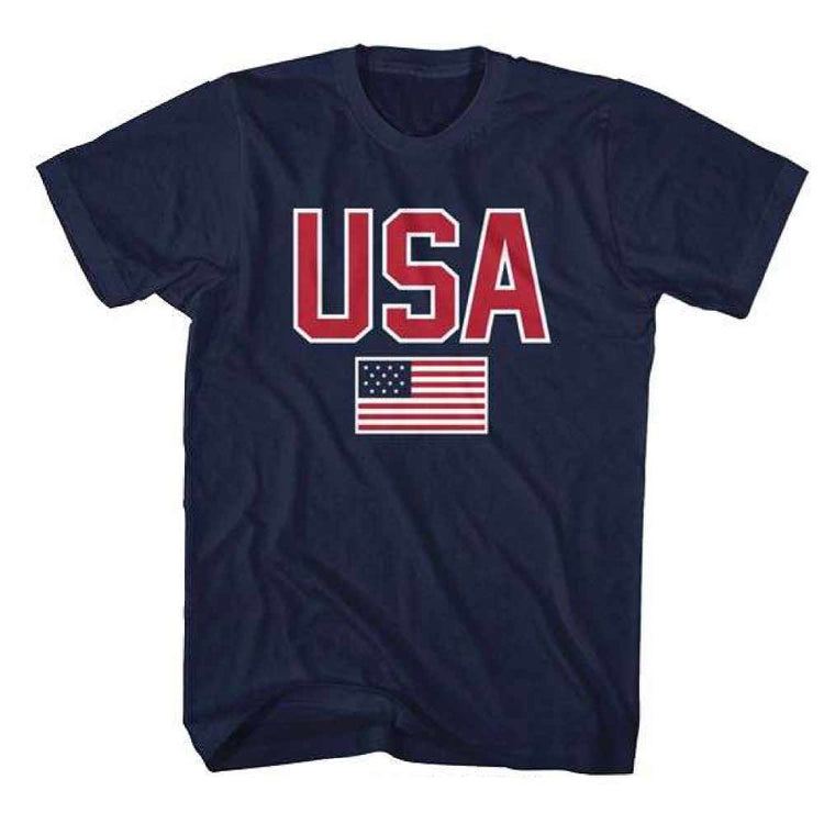 PATRIOTIC FLAG DESIGN T-SHIRT