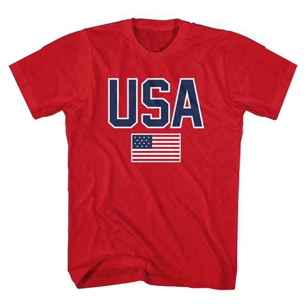 PATRIOTIC FLAG DESIGN T-SHIRT