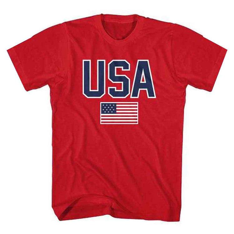 PATRIOTIC FLAG DESIGN T-SHIRT
