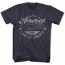 PATRIOTIC DESIGN - Navy Heather