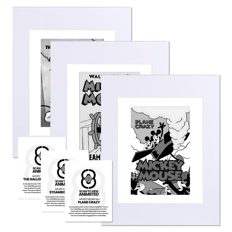 8x10 Mickey Mouse - 3 pack