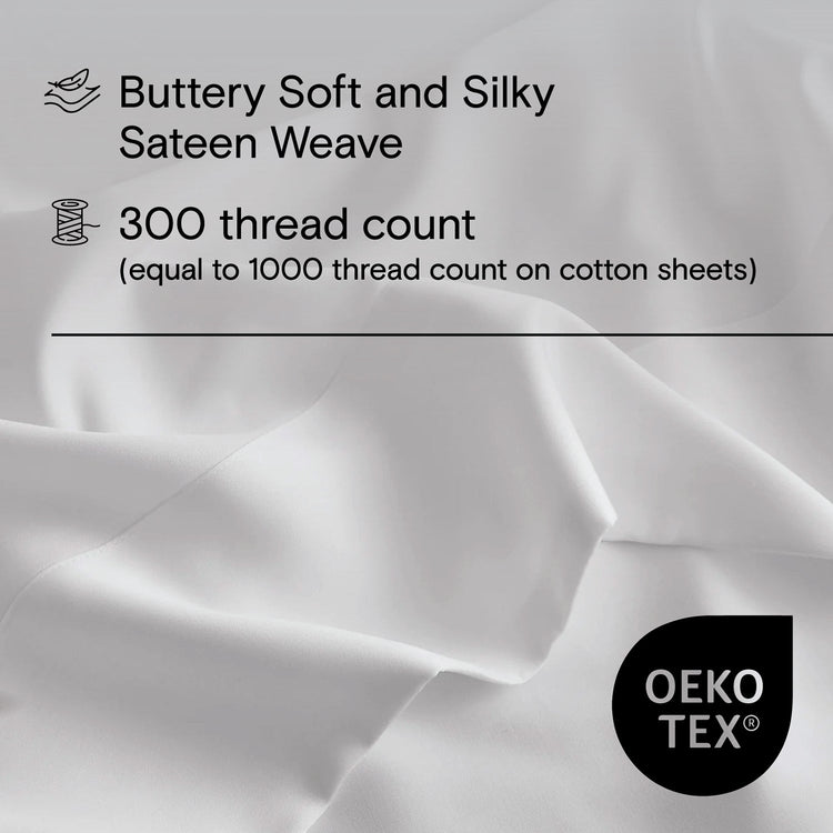 Organic Bamboo Sheet Set - Snow