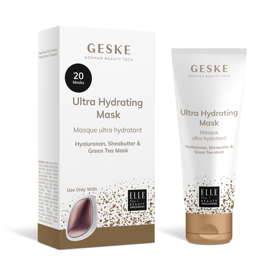 GESKE Sonic Warm & Cool Mask packaging with product on a white background