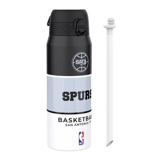 24oz - NBA x ION8 Sport Waterbottle - Spurs Tricolor