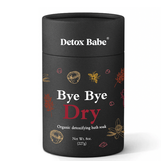 Bye Bye Dry Organic Detox Bath Salt Soak 8 oz