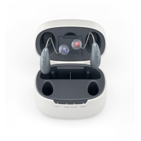 Ceretone-Beacon OTC Hearing Aids  RIC (Receiver In Canal) - Grey