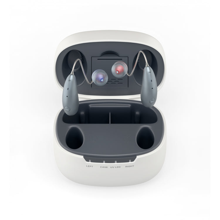 Ceretone-Beacon OTC Hearing Aids  RIC (Receiver In Canal) - Grey
