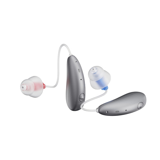 Ceretone-Beacon OTC Hearing Aids  RIC (Receiver In Canal) - Grey