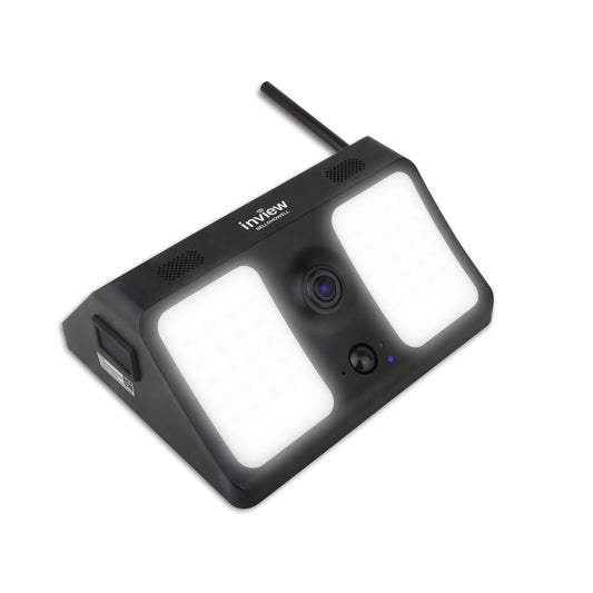 Bell + Howell InView BHSLC1 1080p Outdoor Solar Floodlight Camera (Black)