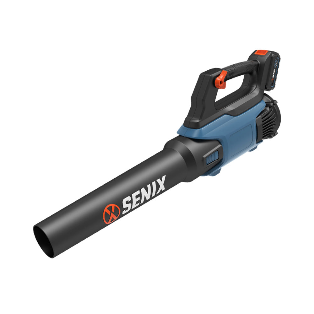 Senix leaf blower on a white background