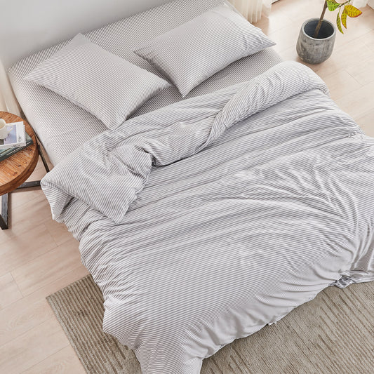 Organic Bamboo Sheet Set - Stripe