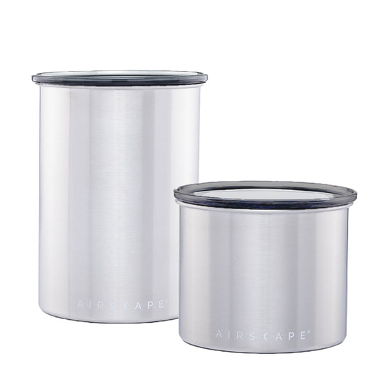 Airscape Coffee Canister – Classic Small and Medium Bundle