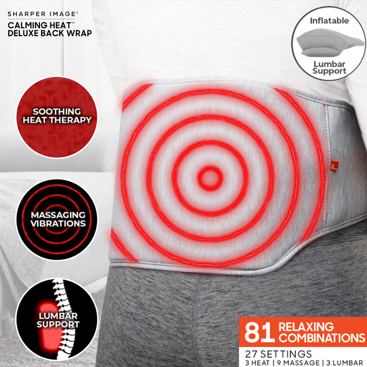 Back Wrap Basic By Sharper Image® - 2 PACK