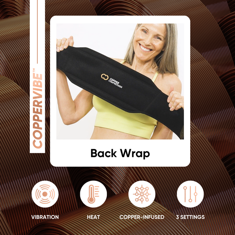 CopperVibe™ Vibration+Heat Therapy Back Wrap