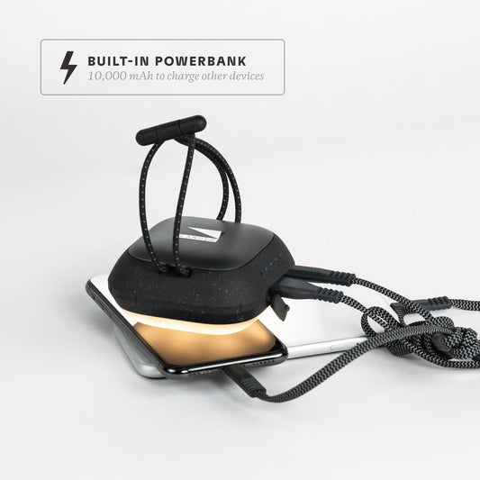 Cairn® XL Lantern + Power Bank - Black/Translucent