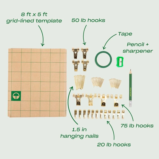 Project Kits Bundle: Gallery Wall Hanging Kit + Faucet Installation Kit + Essential Hardware Set