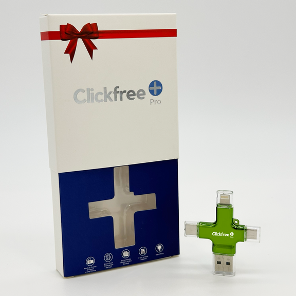 ClickFree Pro 128GB Universal Photo & Video Storage