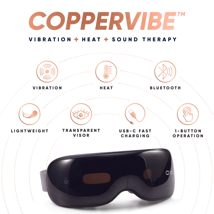 CopperVibe Vibration+Heat Eye Massager