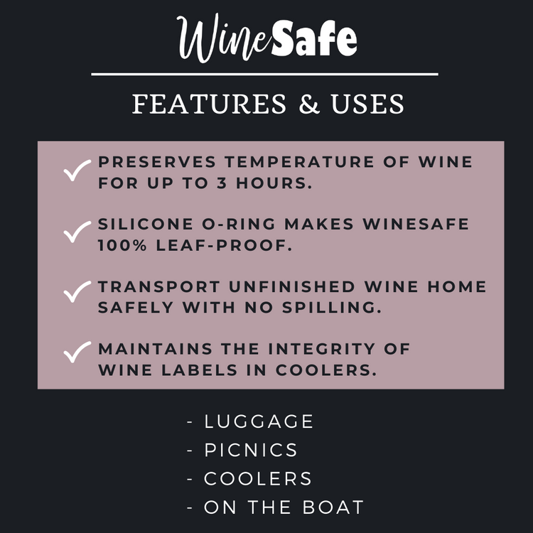 4PC Wine Safe