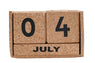 Cork Desk Calendar Large