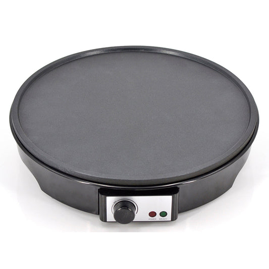 12-Inch Nonstick Electric French Crepe Maker with Recipe Book and Wooden Spatula