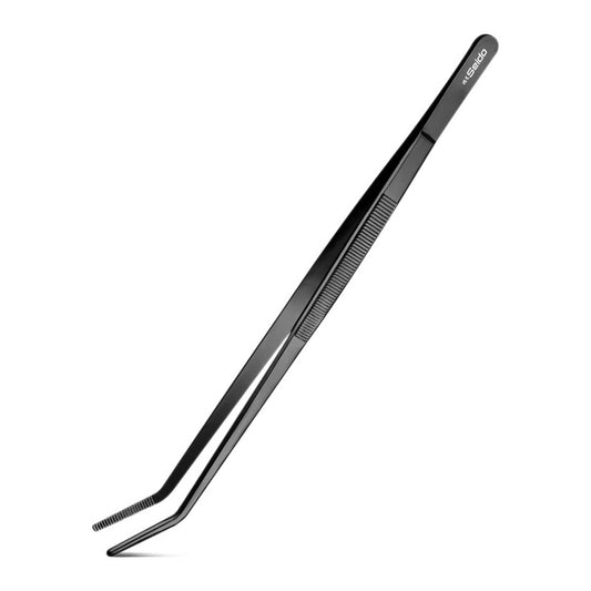 Seido Retail packaging with the 6-piece plating tweezer set and the black protective case on a white background.