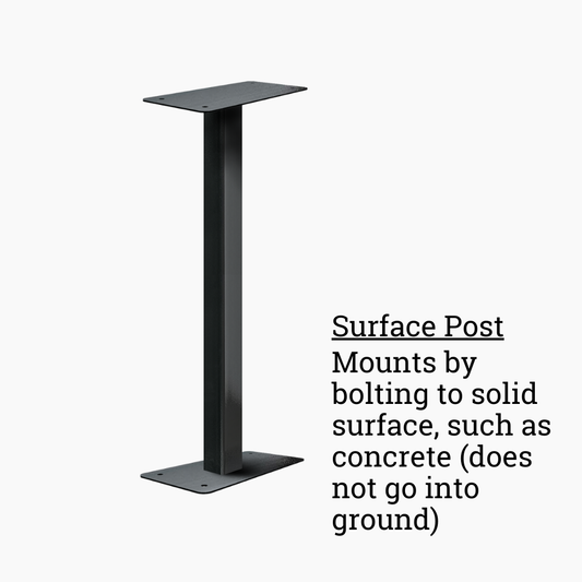 Surface Post - Black