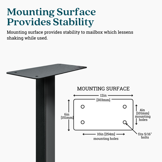 Surface Post - Black