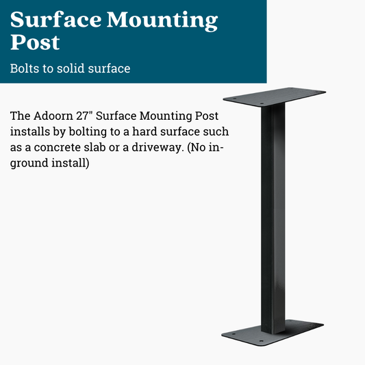 Surface Post - Black