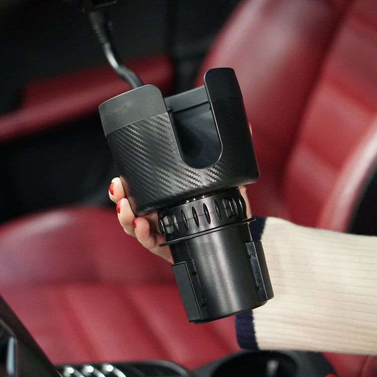 CupCargo Pro – 2-In-1 Cup Holder Expander With 360° Phone Mount