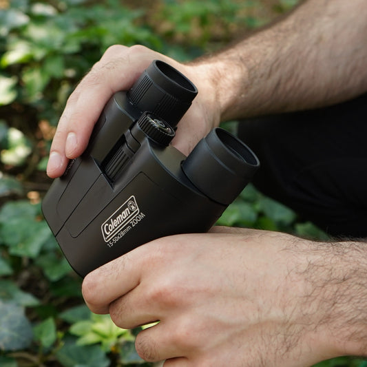 COLEMAN 15-50x28 Compact Zoom Binoculars - Black