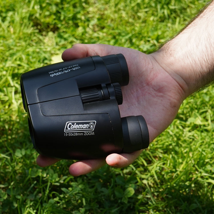 COLEMAN 15-50x28 Compact Zoom Binoculars - Black