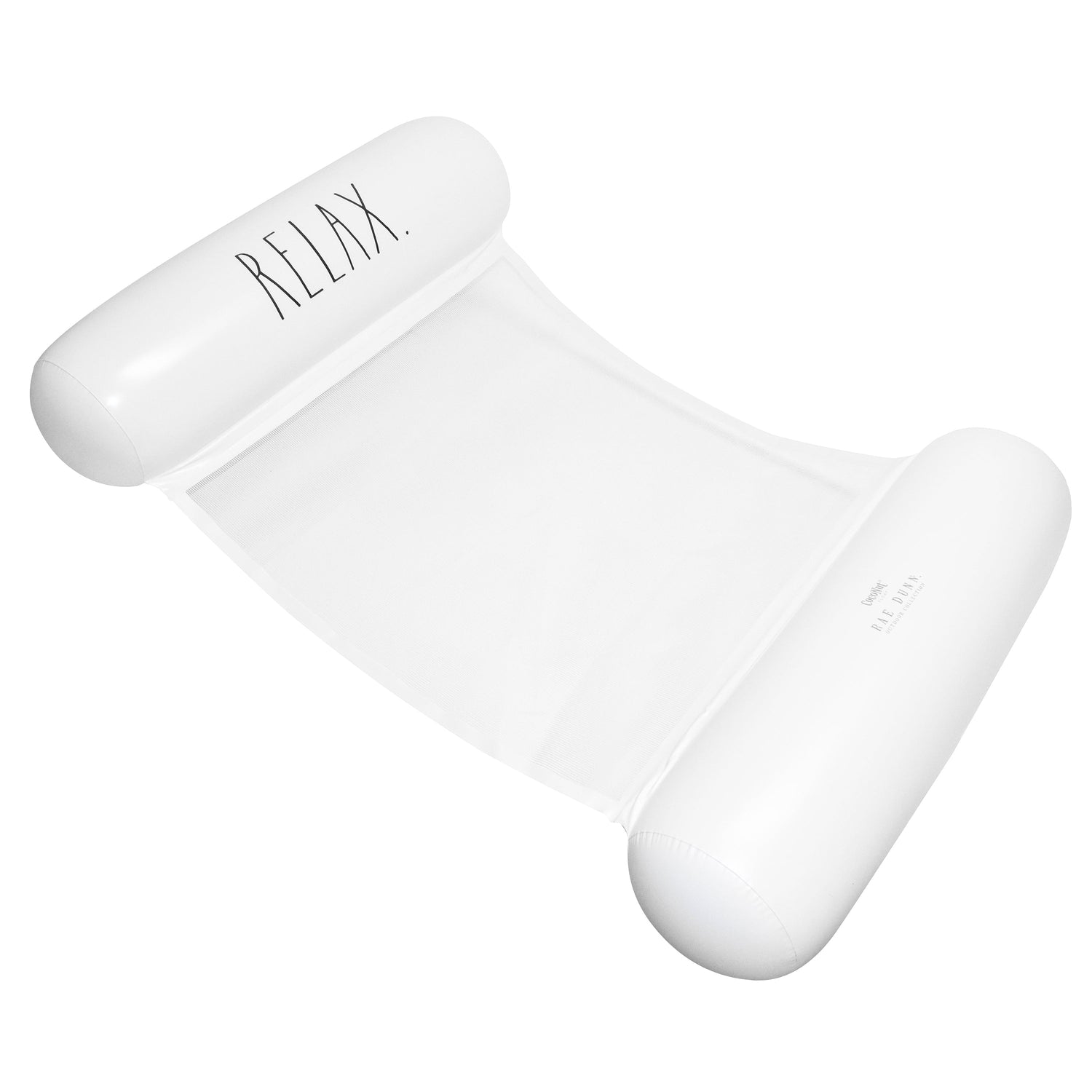 White handheld roller with 'RELAX' text on a white background