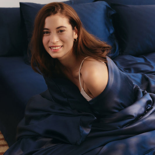 Organic Bamboo Sheet Set - Sapphire