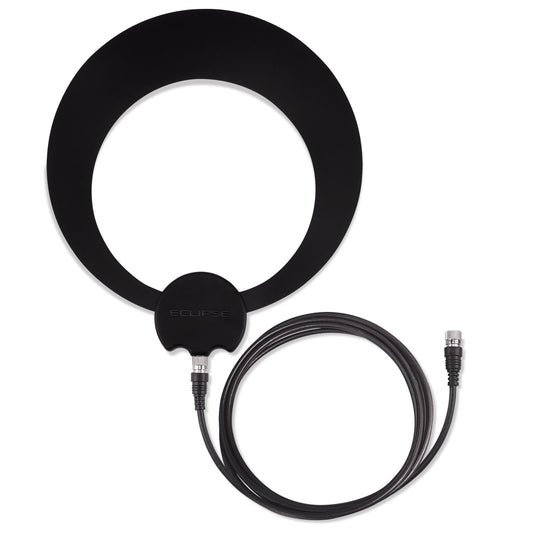 ClearStream Eclipse Indoor TV Antenna, Reversible, 35+ Mile Range, 12 ft. Coaxial Cable