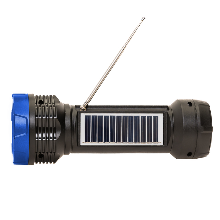 Solar Rechargeable Emergency Flashlight