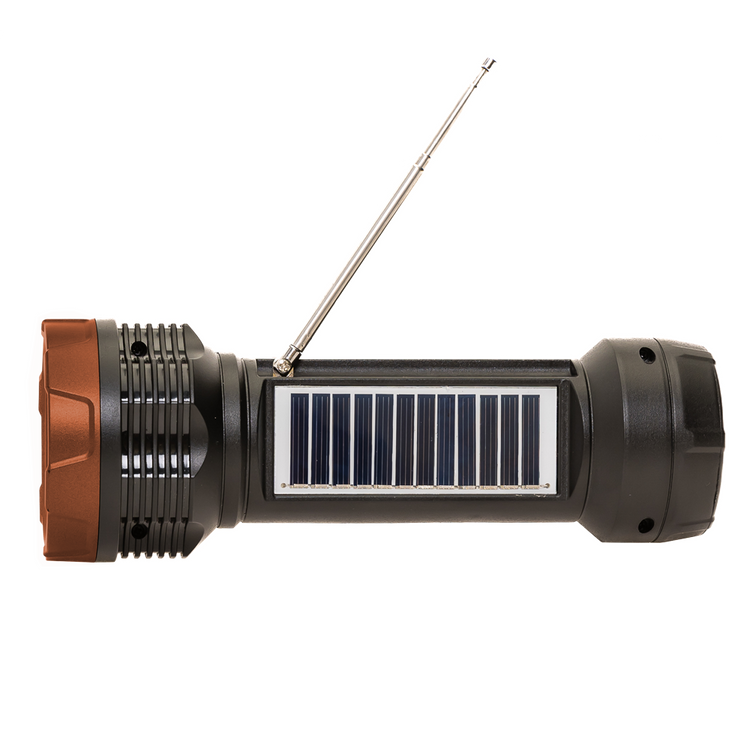 Solar Rechargeable Emergency Flashlight