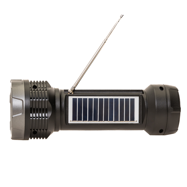 Solar Rechargeable Emergency Flashlight