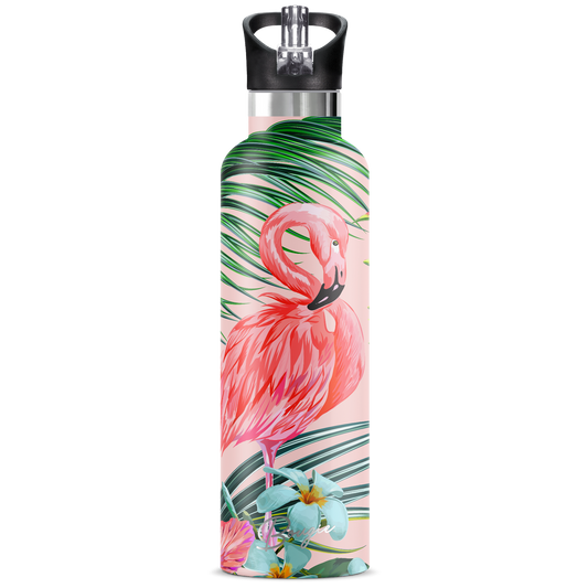 Flamingo | 25oz. Insulated Water Bottle - My Bougie Bottle